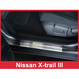 Umbral puerta acero inoxidable Nissan X Trail III 2014 2017  amp  FL