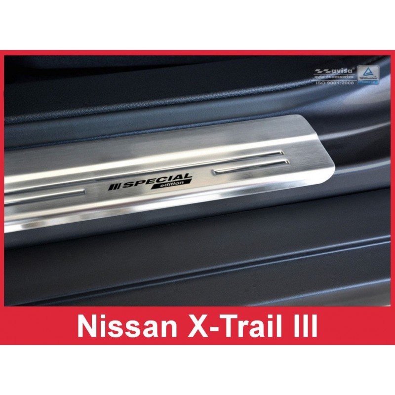 Umbral puerta acero inoxidable Nissan X Trail III 2014 2017  amp  FL