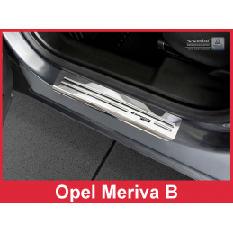 Umbral puerta acero inoxidable Opel Meriva B 2010 