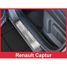 Umbral de puerta de acero inoxidable Renault Captur 2013 2017  amp  