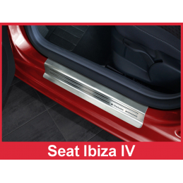 Umbral puertas de acero inoxidable Seat Ibiza 6J 5 puertas 2008 