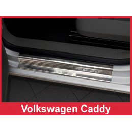 Umbral Puertas acero inoxidable Volkswagen Caddy 2004 2015 y 201