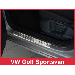 Umbral de acero inoxidable Volkswagen Golf Sports 2014 2017 y 20