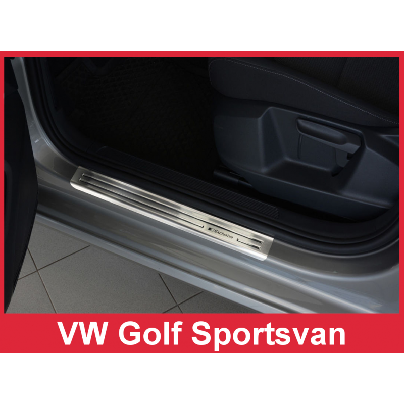 Umbral de acero inoxidable Volkswagen Golf Sports 2014 2017 y 20