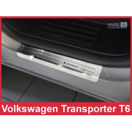 Protectores puerta umbral de acero inoxidable Volkswagen Transpo