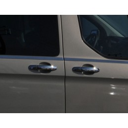 CUBRE MANETAS ACERO INOXIDABLE FORD TRANSIT CUSTOM 2014  4 PUERT