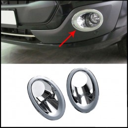 MARCOS CROMADOS FAROS ANTINIEBLAS FORD TRANSIT CUSTOM 2013 