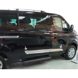 CUBRE MOLDURAS LATERALES PUERTA CROMADAS FORD TRANSIT CUSTOM