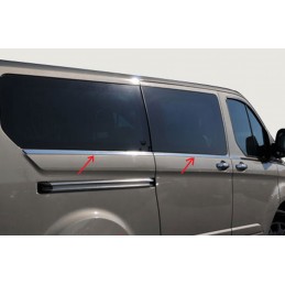 CUBRE MARCO VENTANA ACERO INOXIDABLE FORD TRANSIT CUSTOM 2013  C