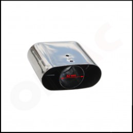COLA ESCAPE ACERO INOXIDABLE FIAT 500   500C 2007  42MM