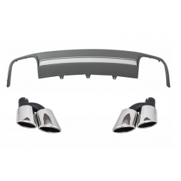 Difusor Trasero Audi A4 8K   B8 mas Avant 13 15 Look S4