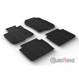 Alfombras de goma Honda CR V 2018   Negras 4 piezas