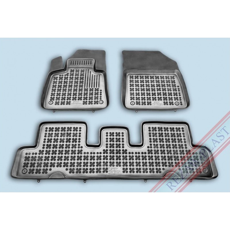 Alfombrillas Caucho 3D Citroen C4 Picasso II 2013  7 plazas 3 pi