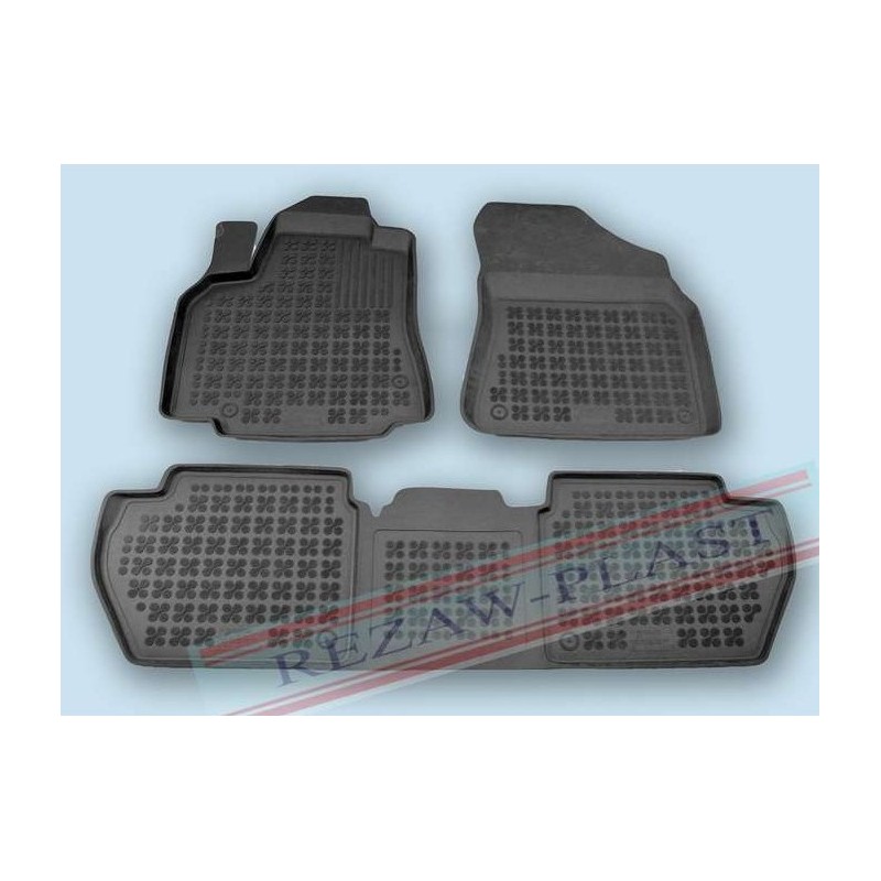 Alfombras de caucho 3D Citroen Berlingo desde 2007 3 piezas