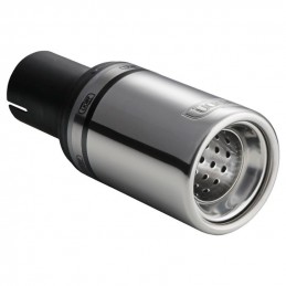Cola escape acero inoxidadable O80mm redondo   Longitud 120mm   