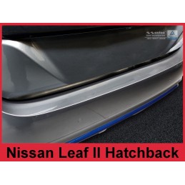 Moldura porton trasero acero inoxidable Nissan Leaf II 2017  Neg
