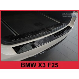 Protector parachoques acero inoxidable  BMW X3 F25 2014 2017 Neg