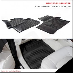 Alfombras de Goma 3D Mercedes Sprinter 2013 