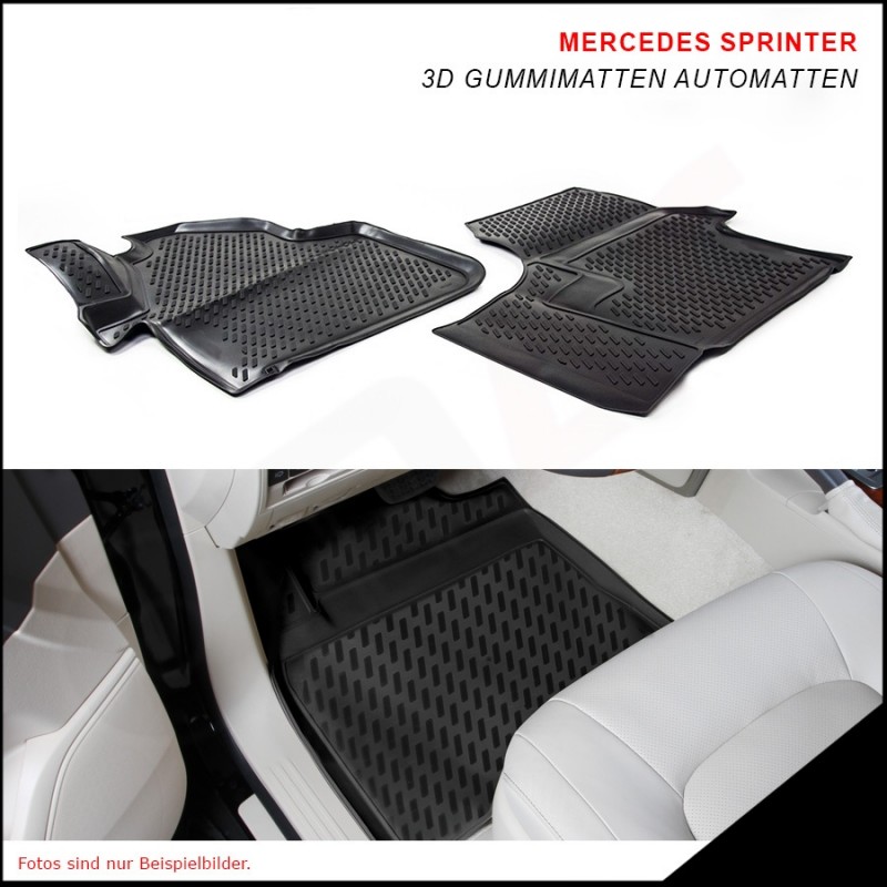 Alfombras de Goma 3D Mercedes Sprinter 2013 
