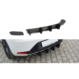 Difusor trasero Seat Leon FR 2012 2016 MAXTON 2 piezas
