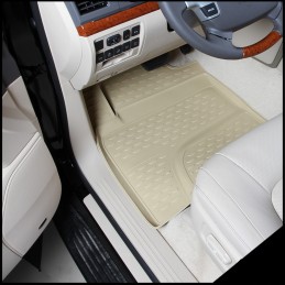 Alfombras de Goma 3D VW Touareg 2002 2010 color Beige