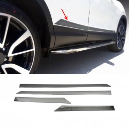JUEGO MOLDURAS DE PUERTA Y PANEL ACERO INOX NISSAN QASHQAI 2014 