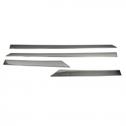 JUEGO MOLDURAS DE PUERTA Y PANEL ACERO INOX NISSAN QASHQAI 2014 