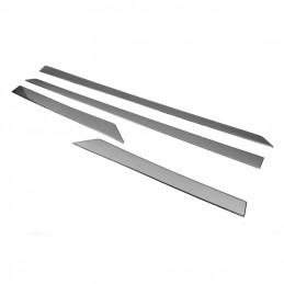 JUEGO MOLDURAS DE PUERTA Y PANEL ACERO INOX NISSAN QASHQAI 2014 