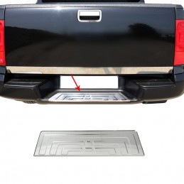PROTECTOR PARACHOQUES TRASERO ACERO INOXIDABLE VW AMAROK 2010 