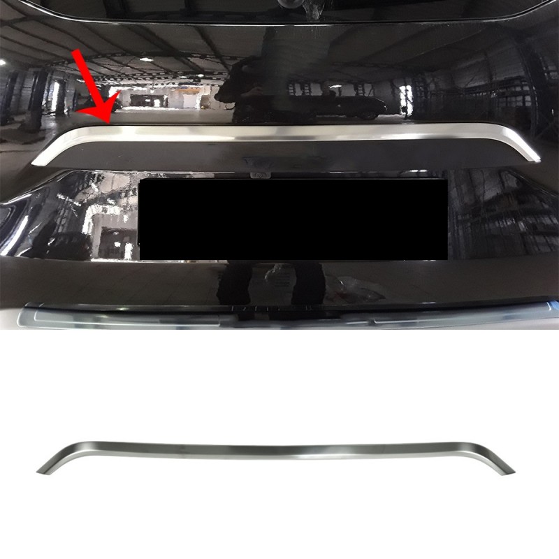 Moldura acero Inoxidable porton trasero Dacia Duster 2018  Mate