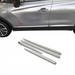 MOLDURAS LATERALES EN ACERO INOXIDABLE OPEL CROSSLAND X 2017 