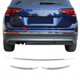 MOLDURAS PARACHOQUES TRASERO ACERO INOXIDABLE VW TIGUAN II 2016 