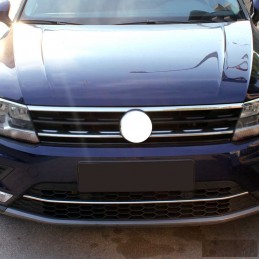 CUBRE PARRILLA PARACHOQUES ACERO INOXIDABLE VW TIGUAN II 2016 