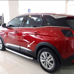 MOLDURAS LATERALES ACERO INOXIDABLE PEUGEOT 3008 2016 