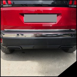 MOLDURA PORTON TRASERO ACERO INOXIDABLE PEUGEOT 3008 2016 