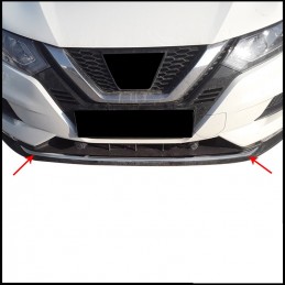 MOLDURA PARACHOQUES DELANTERO ACERO INOXIDABLE NISSAN QASHQAI 20