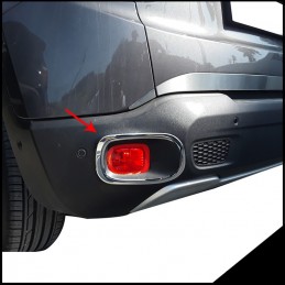 MARCOS ANTINIEBLA TRASEROS ACERO INOXIDABLE JEEP RENEGADE 2014 