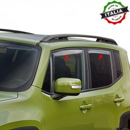 DERIVABRISAS VENTANILLA JEEP RENEGADE 2014  DELANTEROS Y TRASERO