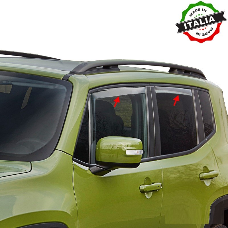DERIVABRISAS VENTANILLA JEEP RENEGADE 2014  DELANTEROS Y TRASERO