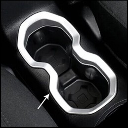 MARCO CROMADO MATE SOPORTE BEBIDAS JEEP RENEGADE 2014   ABS