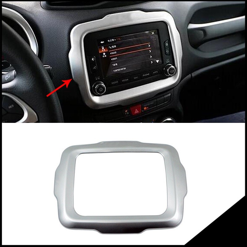 MARCO CROMADO NAVEDADOR JEEP RENEGADE 2014  ABS