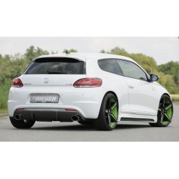 DIFUSOR TRASERO CARBON LOOK VW SCIROCCO SOLO R LINE 2014    ESCA