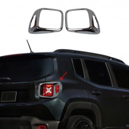 MARCOS PILOTOS TRASEROS CROMADOS JEEP RENEGADE 2014  ABS