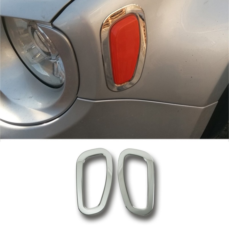 MARCOS INOXIDABLE LATERALES PILOTOS ACERO  ALETA JEEP RENEGADE 2