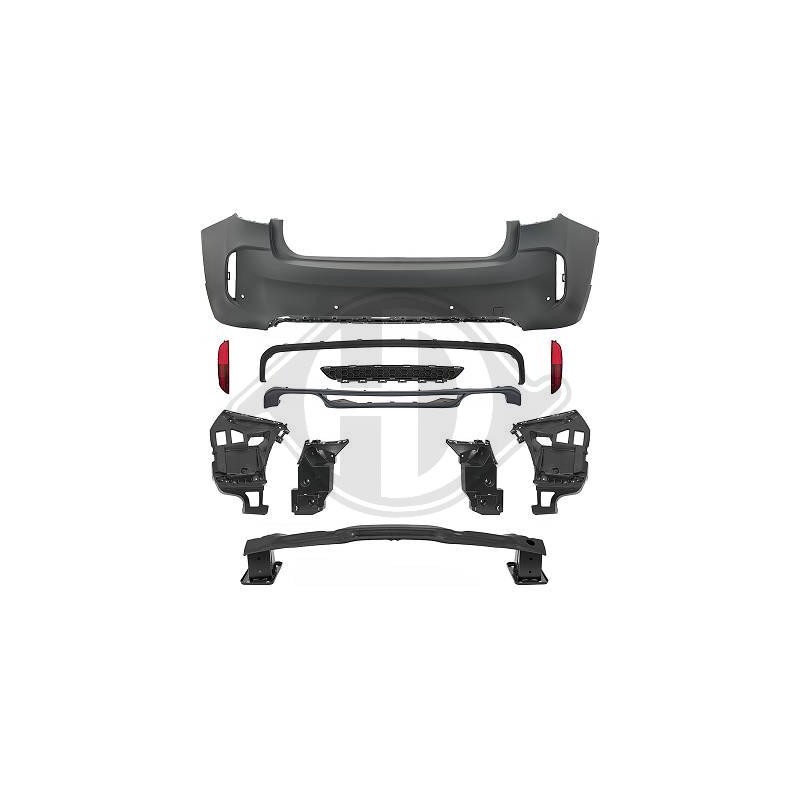 PARACHOQUES TRASERO BMW X6 F16 2014  LOOK SPORT