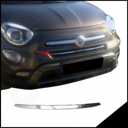 CUBRE PARRILLA PARACHOQUES ACERO INOXIDABLE FIAT 500X 2015 
