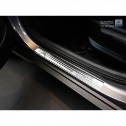 PROTECTOR MONTANTE DE PUERTA ACERO INOXIDABLE HYUNDAI KONA 2017 