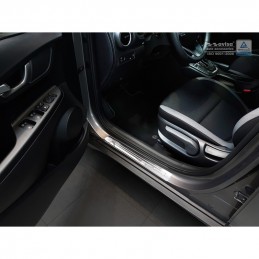 PROTECTOR MONTANTE DE PUERTA ACERO INOXIDABLE HYUNDAI KONA 2017 
