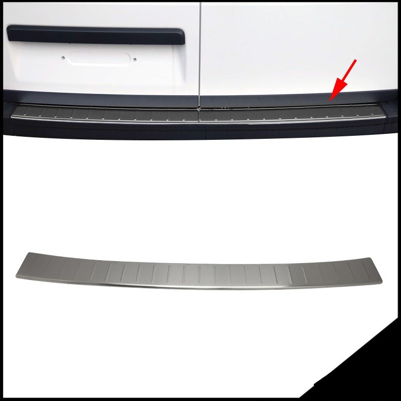 PROTECTOR PARACHOQUES TRASERO ACERO INOXIDABLE VW CRAFTER 2017  