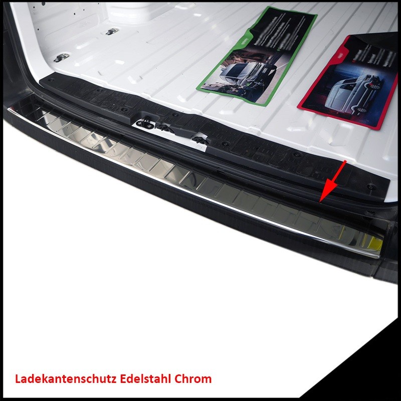 PROTECTOR PARACHOQUES TRASERO ACERO INOXIDABLE VW CRAFTER 2017 